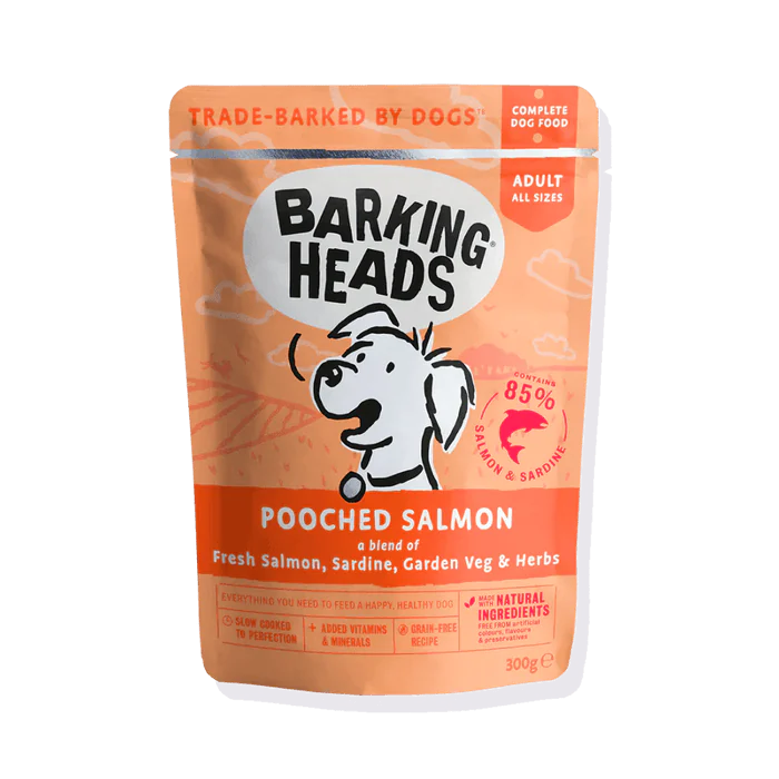 Barking Heads Pooched Salmon Adult Wet Dog Food 300 g — 300 g front packshot