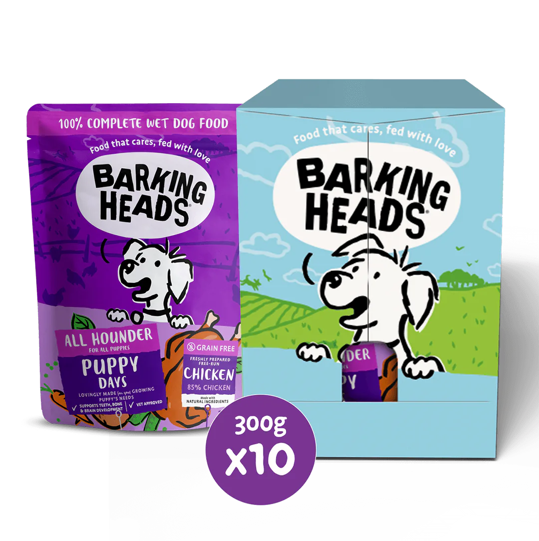 Barking Heads Puppy Days Chicken Wet Dog Food 300 g — 300 g