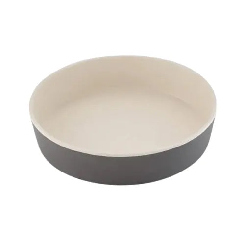 Beco Printed Bamboo Pet Bowl - Coastal Grey, Small