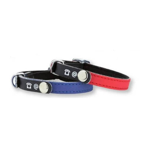 Bobby Reflective Address Cat Collar - Red