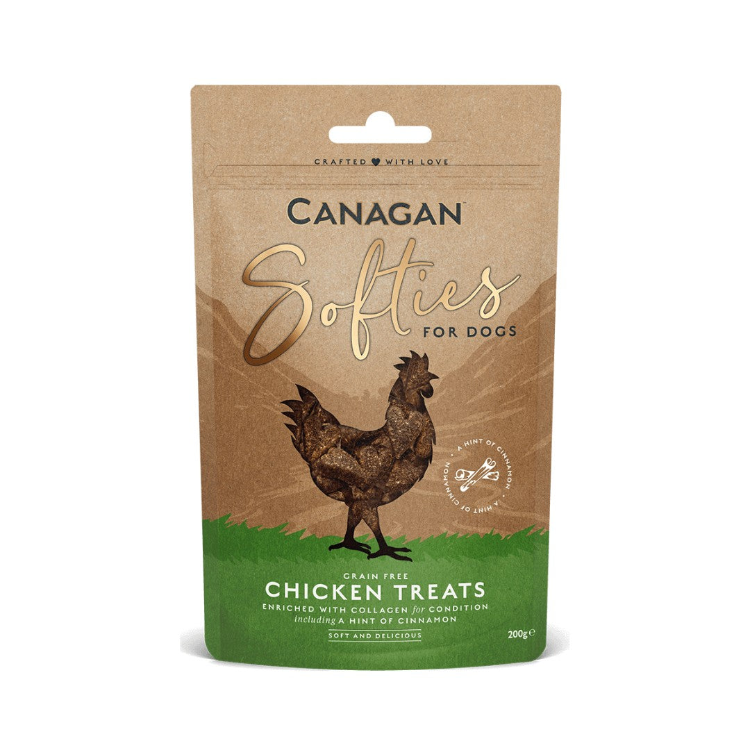 Canagan Softies Chicken Dog Treats 100g – Grain-Free and Collagen-Enriched in UAE