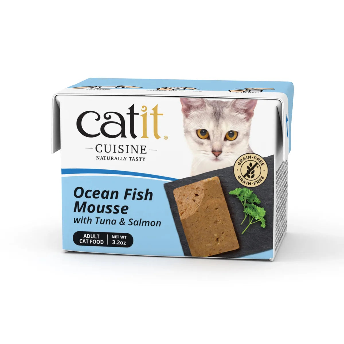 Catit Cuisine Ocean Fish Mousse with Tuna & Salmon, 90 g Tetra, 12pcs/box – 12pcs/box main product image
