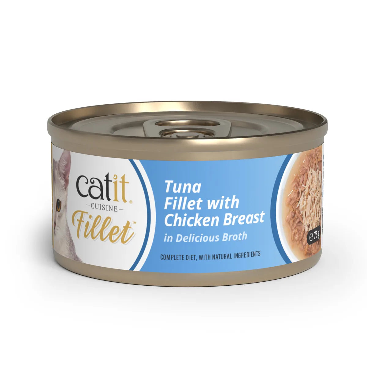 Catit Cuisine Tuna Fillet with Chicken, 12 x 75 g – 12 × 75 g additional product view 1