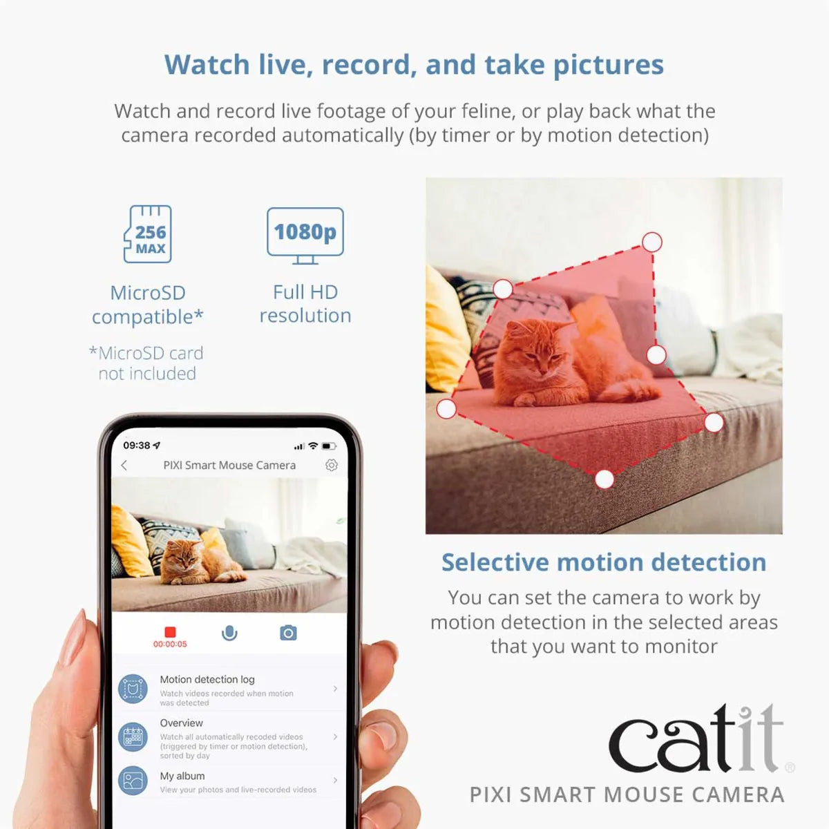 Catit Pixi Smart Mouse Camera – Mouse Camera additional product view 2