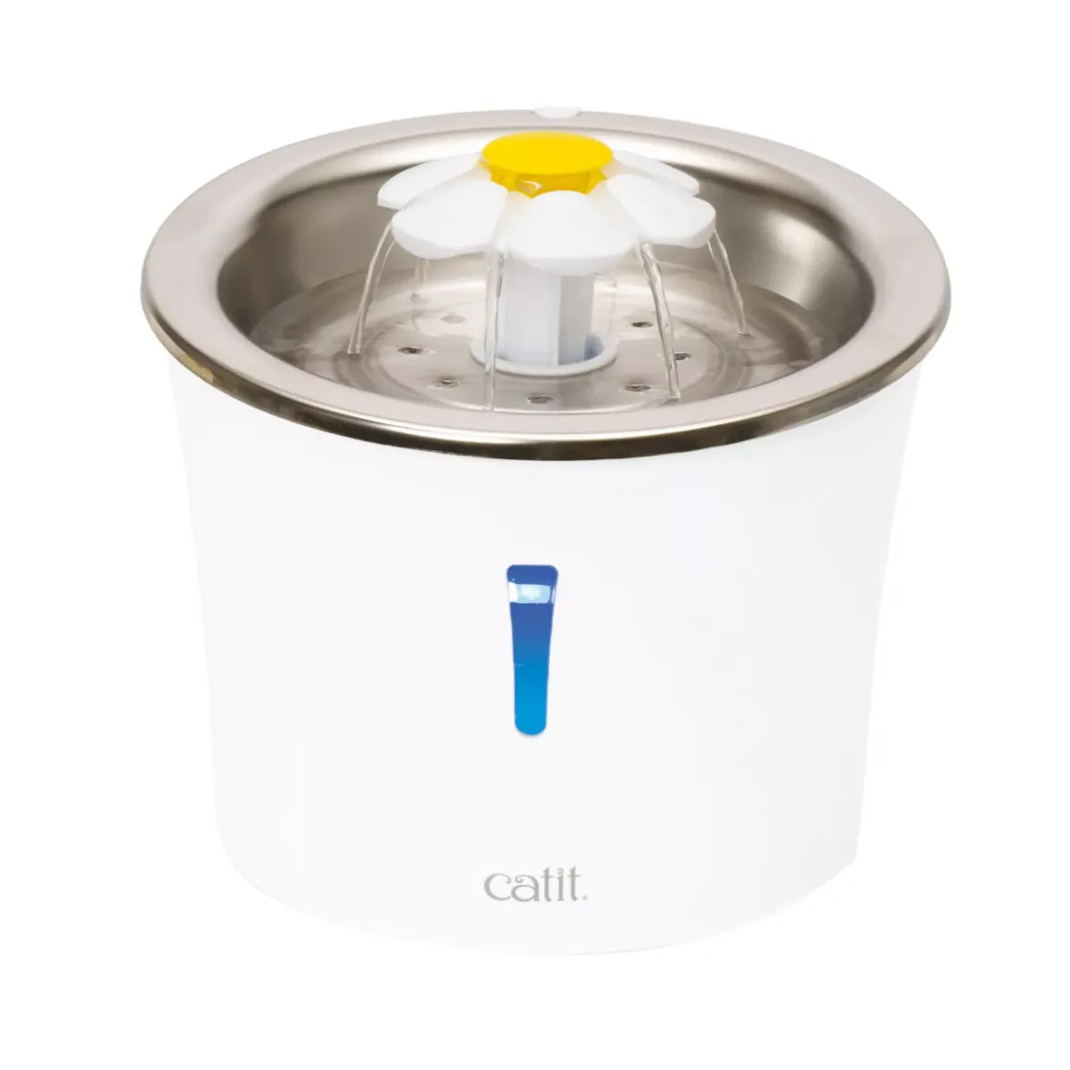 Catit Stainless Steel Flower Fountain – Bowls, Feeders & Waterers main product image