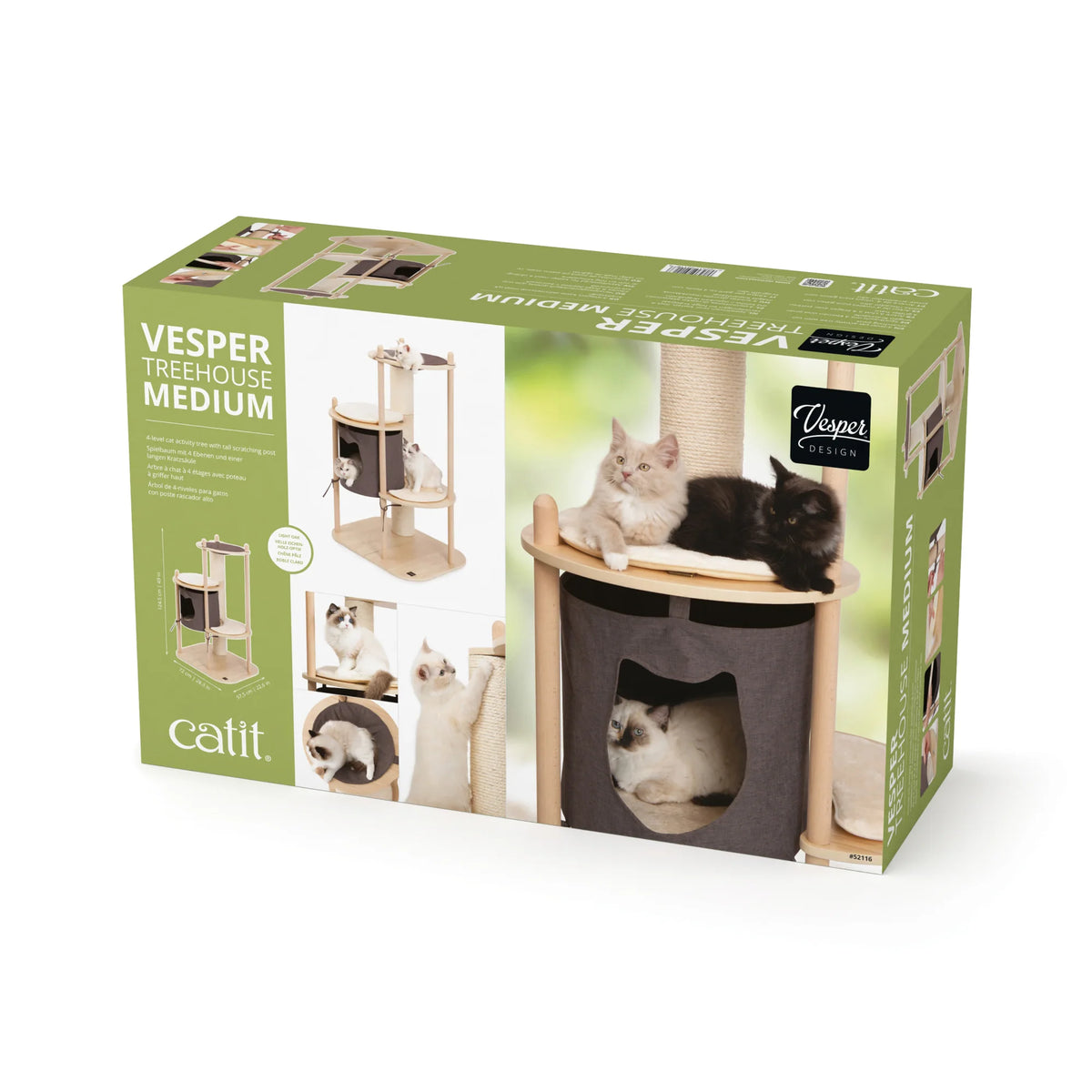 Catit Vesper Treehouse Cat Furniture – product view 6
