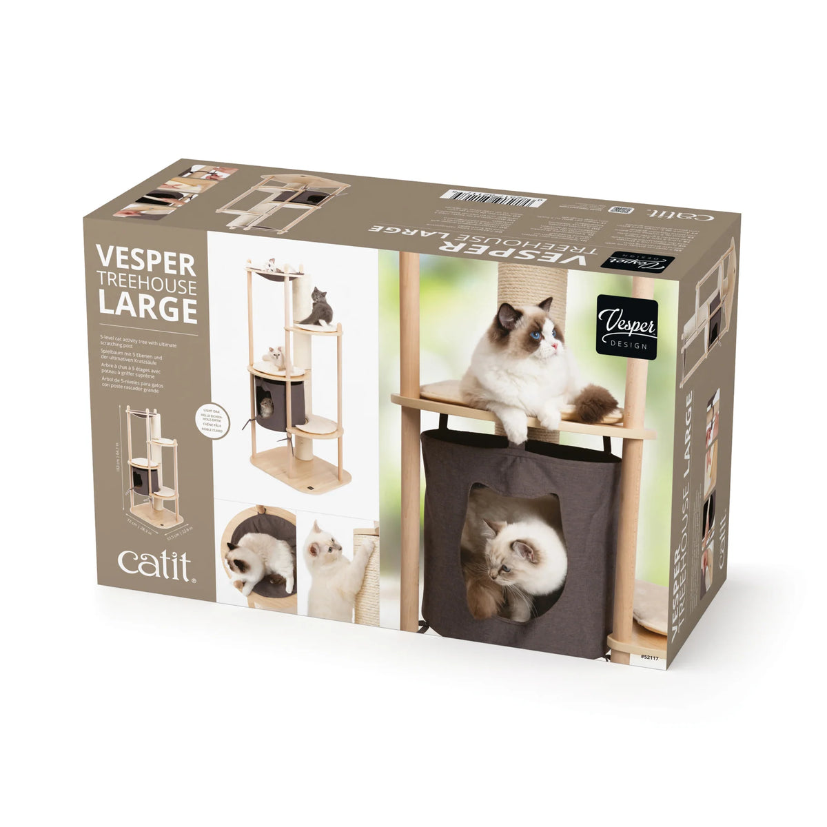 Catit Vesper Treehouse Cat Furniture – product view 9