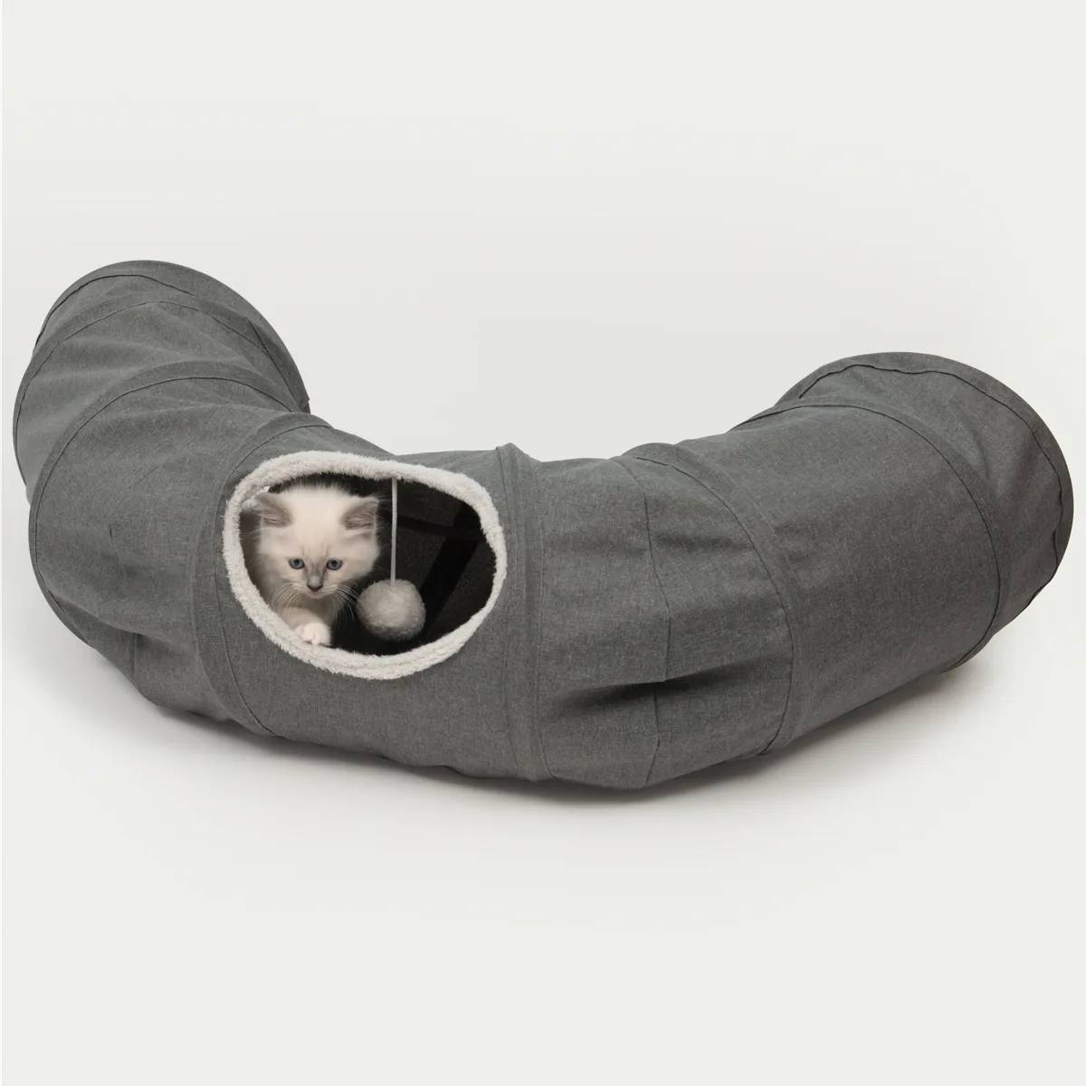 Catit Vesper Tunnel Cat Toy – Grey additional product view 2