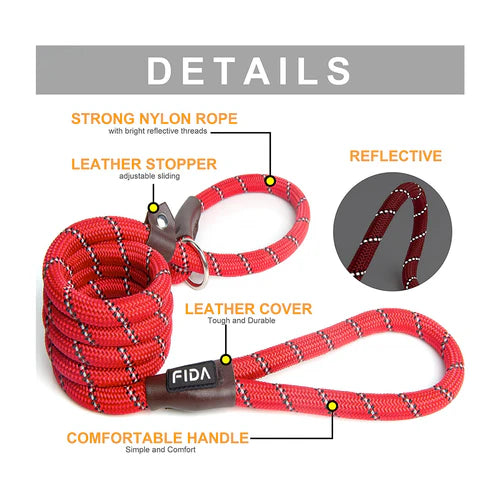 Fida Durable Slip Lead Training Leash – 1.8 m - product detail 2