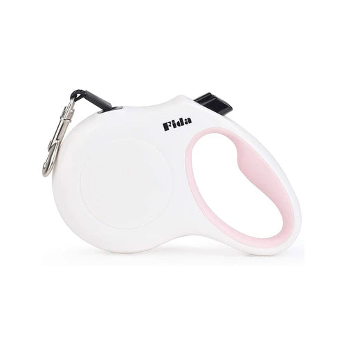 Fida JFA Retractable Dog Leash - Color White