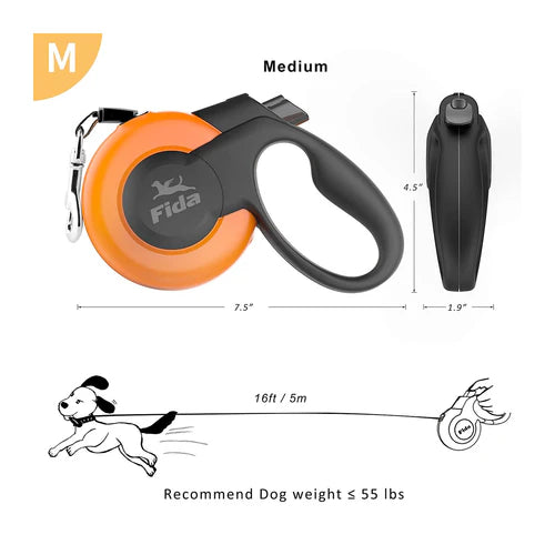Fida Mars Heavy Duty Retractable Dog Leash - product detail 7