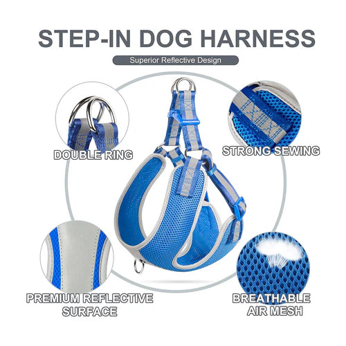 Fida Reflective Step-In Dog Harness - product detail 2