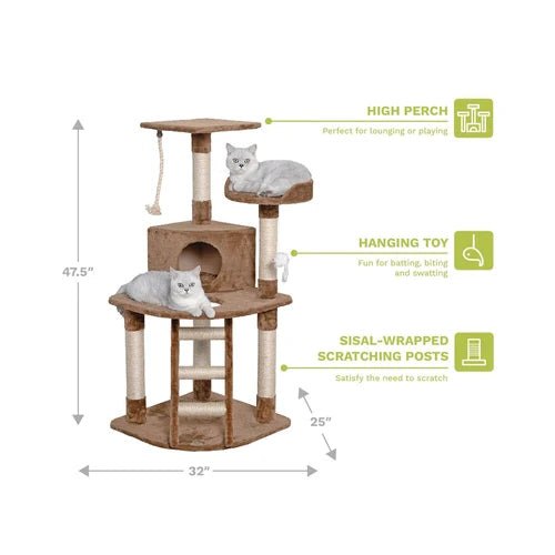 Go Pet Club 121 cm Cat Tree Condo - product detail 4