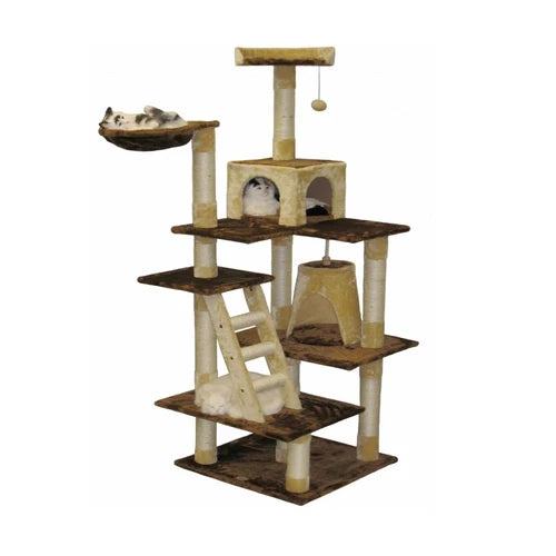Go Pet Club 183 cm Cat Tree Condo Furniture - F211