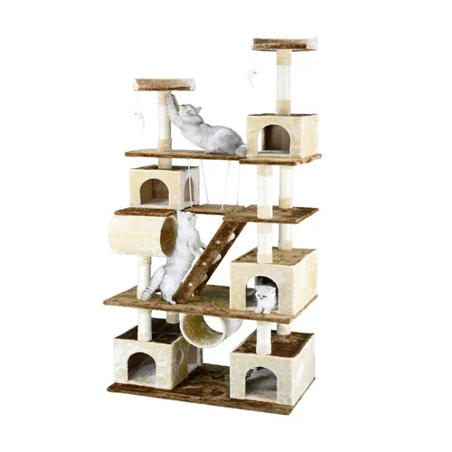 Go Pet Club 222 cm Cat Tree Climber with Swing - F216