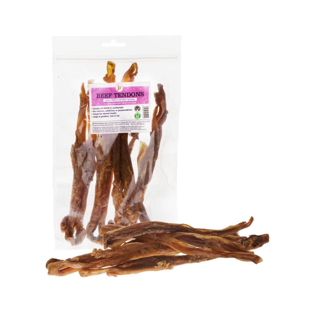 JR Pet Products Beef Tendons Dog Chew Treats 250g