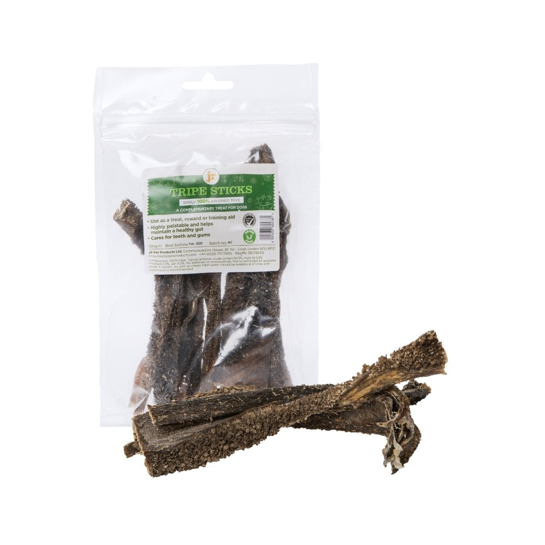 JR Pet Products Dried Tripe Dog Treats 100g
