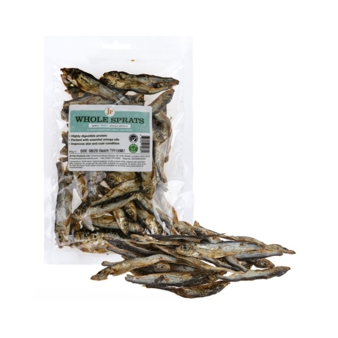 JR Pet Products Dried Whole Sprats Dog Treats 85g