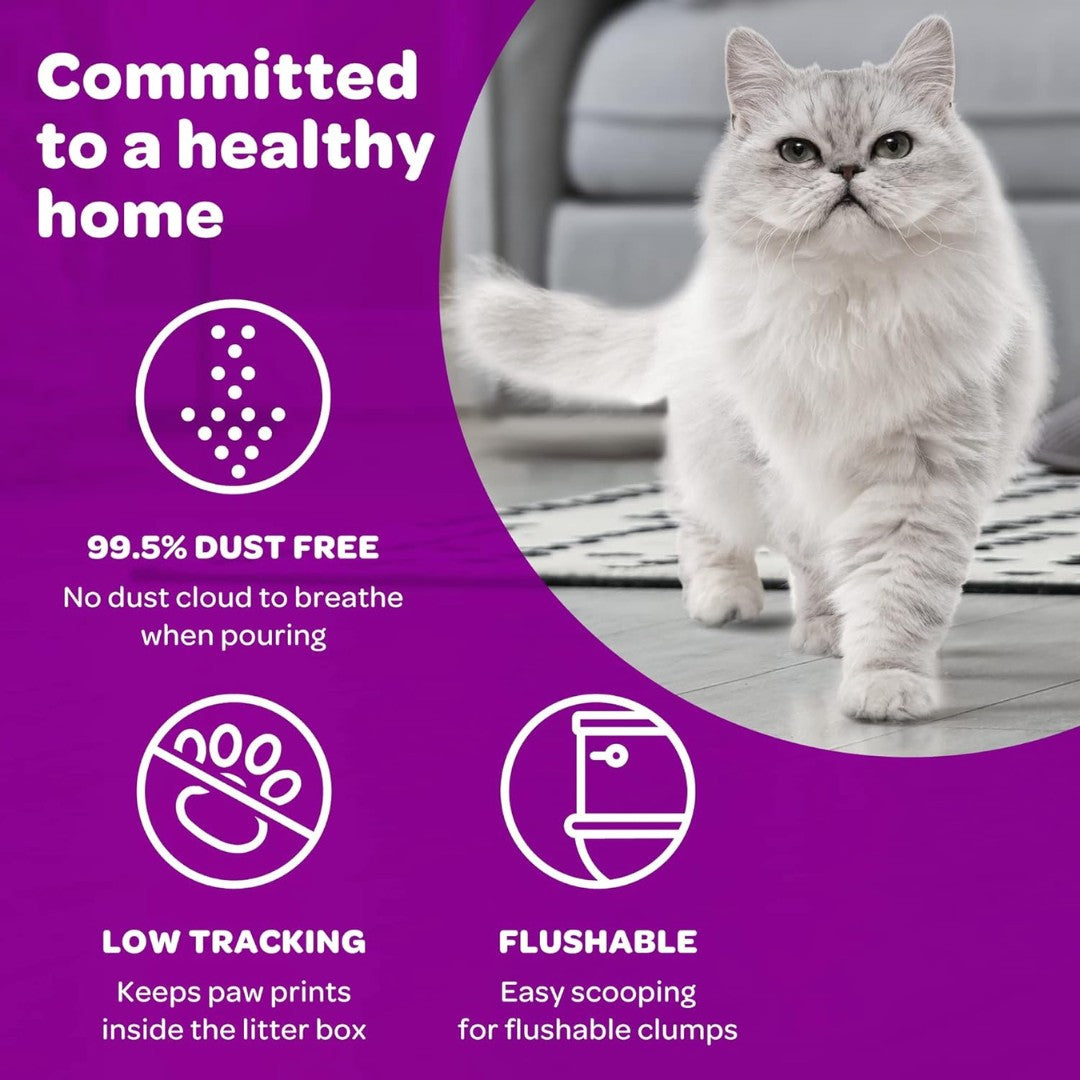 sWheat Scoop Fresh Linen Natural Cat Litter - Benefits