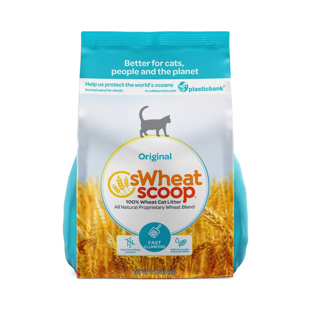 Elevate your multi-cat household with sWheat Scoop Original, a natural, unscented Multi-Cat litter designed for high odor control and quick clumping.