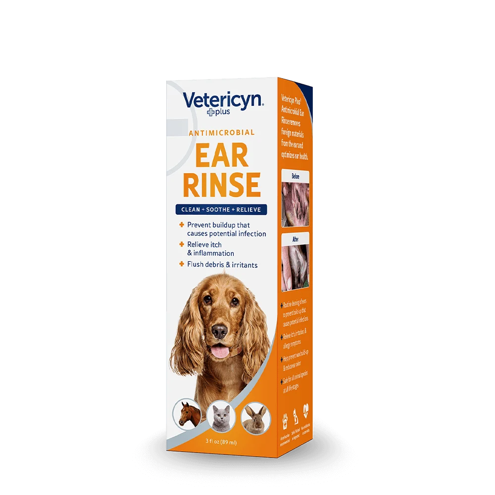 Vetericyn Plus All Animal Antimicrobial Ear Rinse — right-side product view