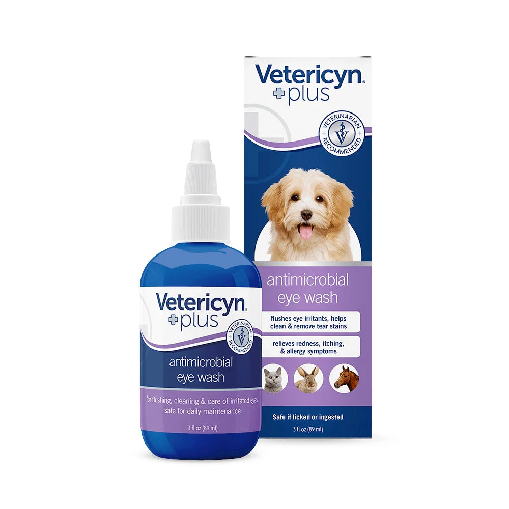 Vetericyn Plus All Animal Antimicrobial Eye Wash — 3 oz front packshot