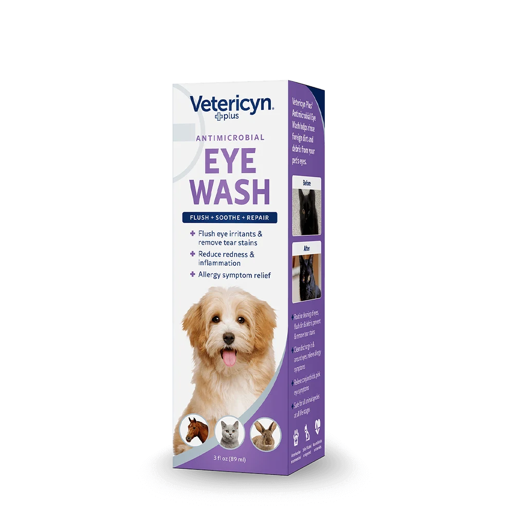 Vetericyn Plus All Animal Antimicrobial Eye Wash — right-side product view