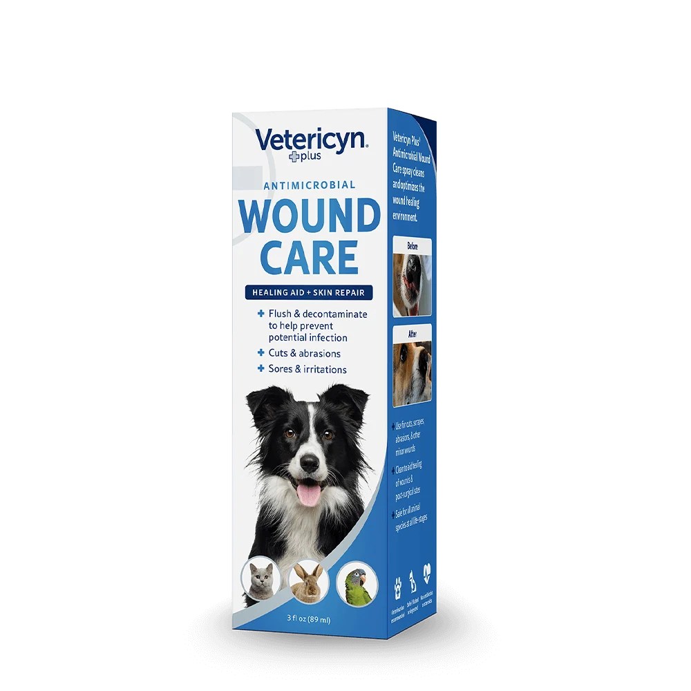 Vetericyn Plus All Animal Antimicrobial Wound Care — right-side product view