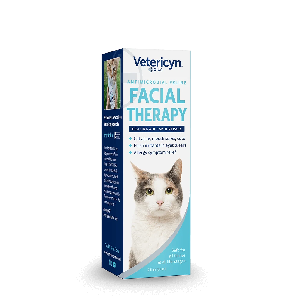 Vetericyn Plus Feline Antimicrobial Facial Therapy — left-side product view