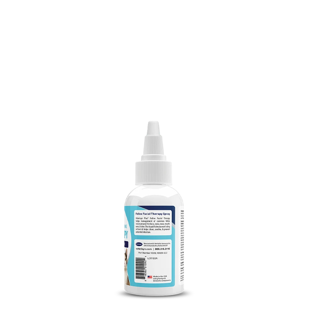 Vetericyn Plus Feline Antimicrobial Facial Therapy — label and product information