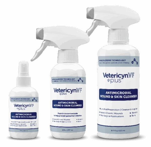 Vetericyn Plus VF All Animal Wound & Skin Care — available product sizes