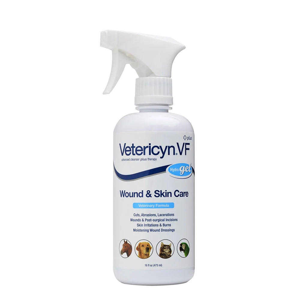 Vetericyn Plus VF Antimicrobial Wound & Skin Hydrogel — 16 oz front packshot