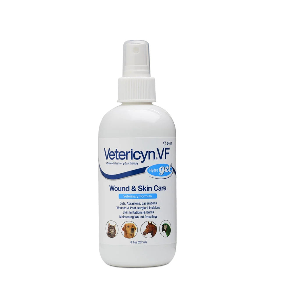 Vetericyn Plus VF Antimicrobial Wound & Skin Hydrogel — 8 oz front packshot