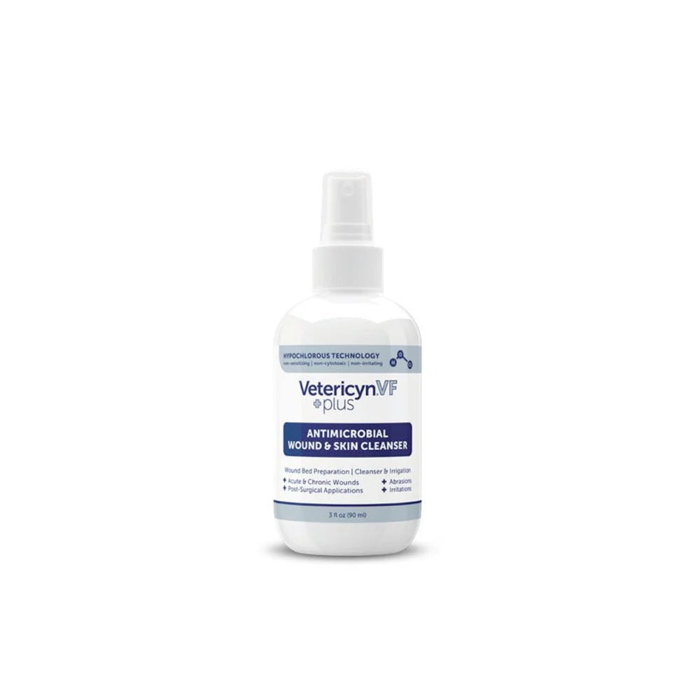 Vetericyn Plus VF Antimicrobial Wound & Skin Cleanser — 3 oz front packshot