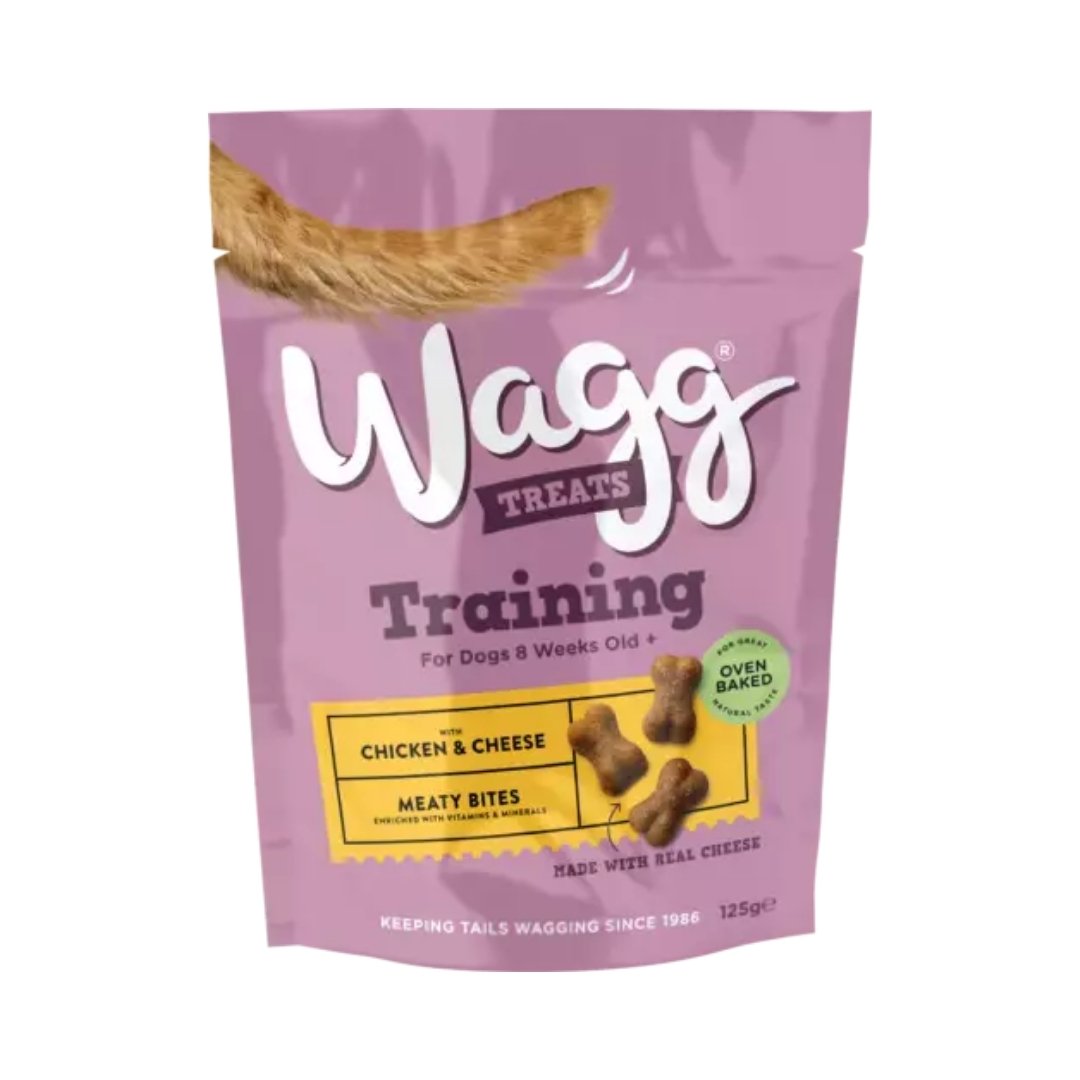 Wagg Training Chicken & Cheese Mini Bones Oven Baked Dog Treats 125 g pack