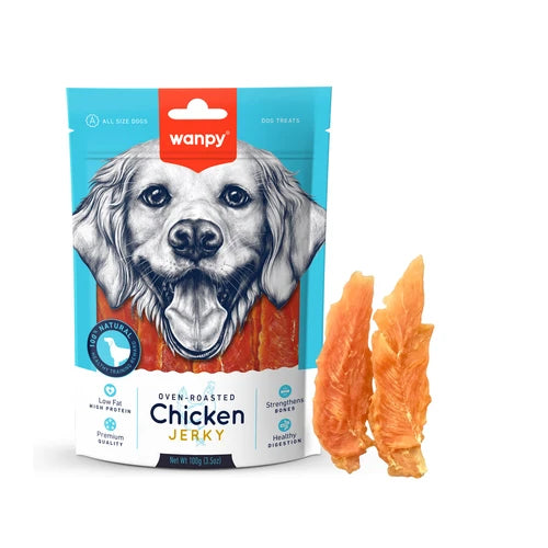 Wanpy Chicken Jerky 100 g - 100 g