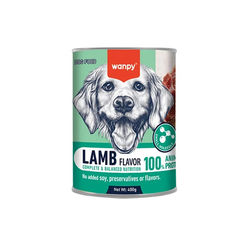 Wanpy Complete Pâté Canned Food for Dogs (Lamb) - 400 g - 400 g