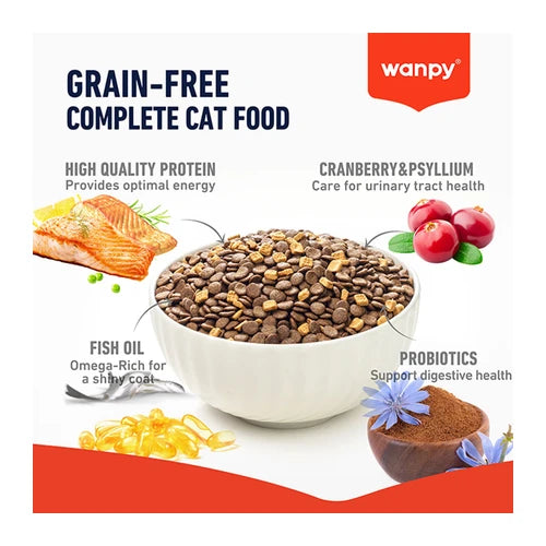 Wanpy Grain Free Complete Food for Adult Cat - Salmon Recipe - product detail 5