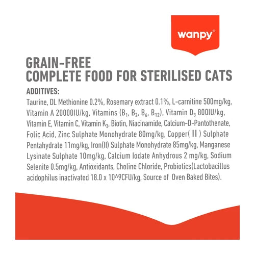 Wanpy Grain Free Sterilized Cat Food - Salmon & Tuna Recipe - product detail 5