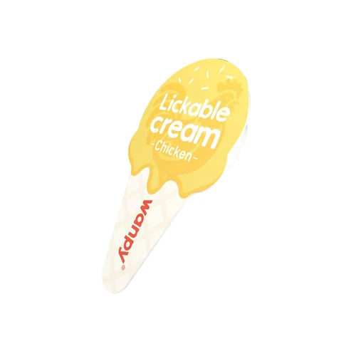 Wanpy Lickable Cream Spoon - Chicken For Cat - (16 g × 10 pcs/bo ×) - product detail 3