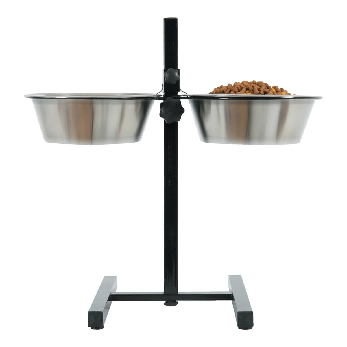 Zolux Adjustable Stand with Stainless Steel Dog Bowls - additional product view