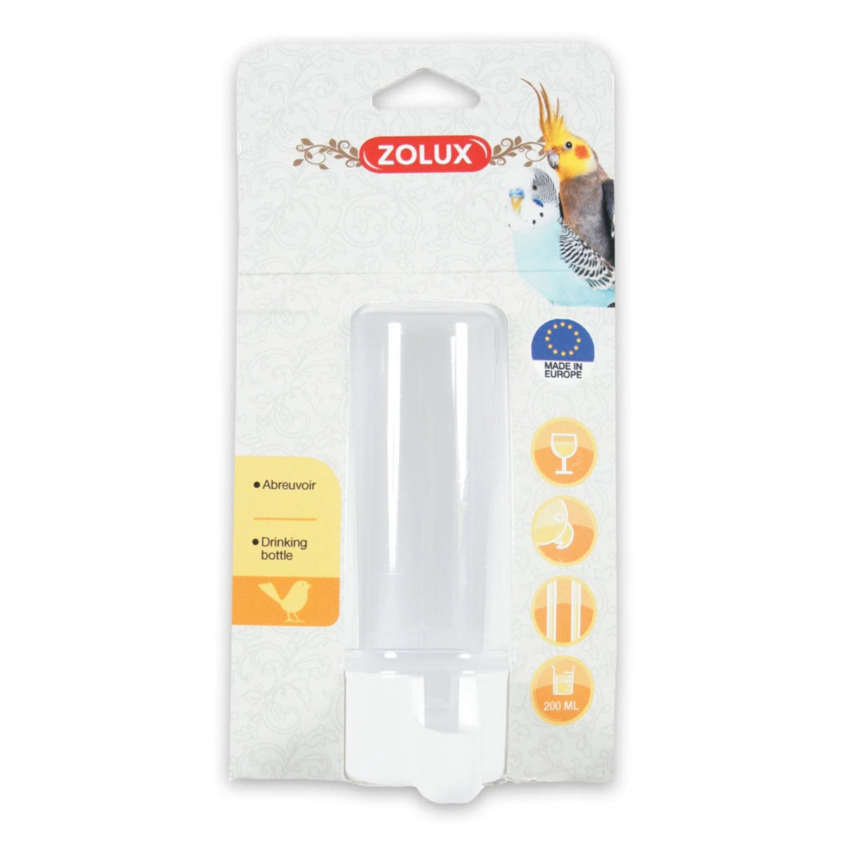 Zolux Bird Water Drinking Bottle Hanging - additional product view