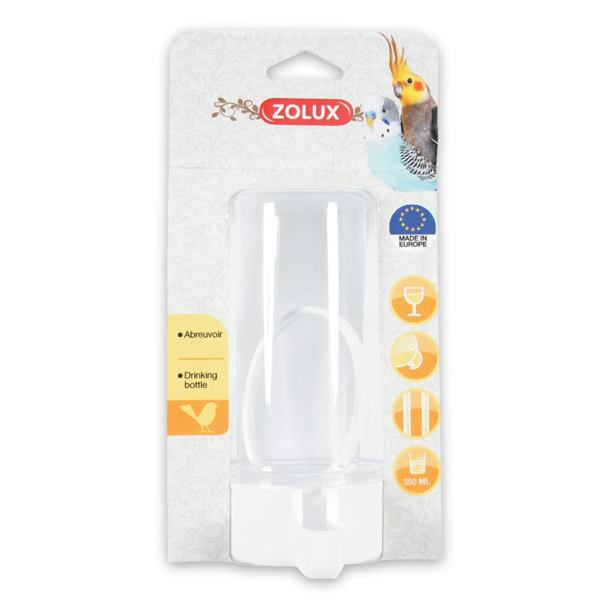Zolux Bird Water Drinking Bottle Hanging - additional product view