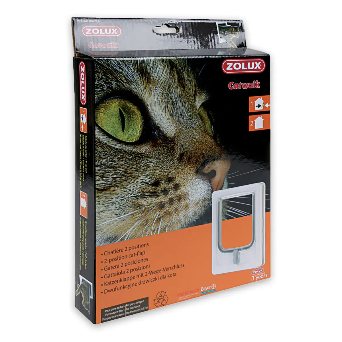 Zolux Cat flap for Wooden Door 2 Position - additional product view
