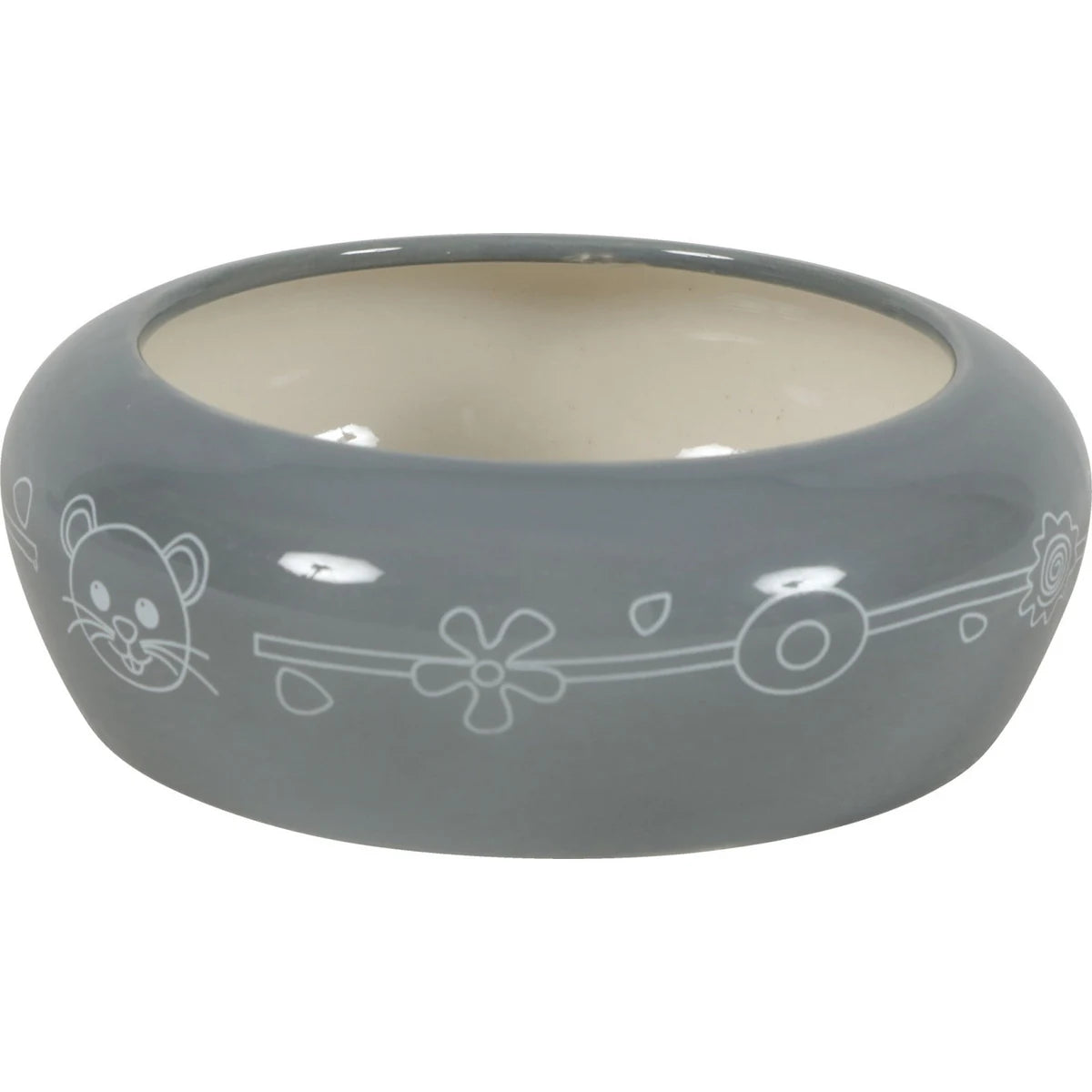 Zolux Ceramic Bowl Grey, 250 ml - Grey / 250 ML