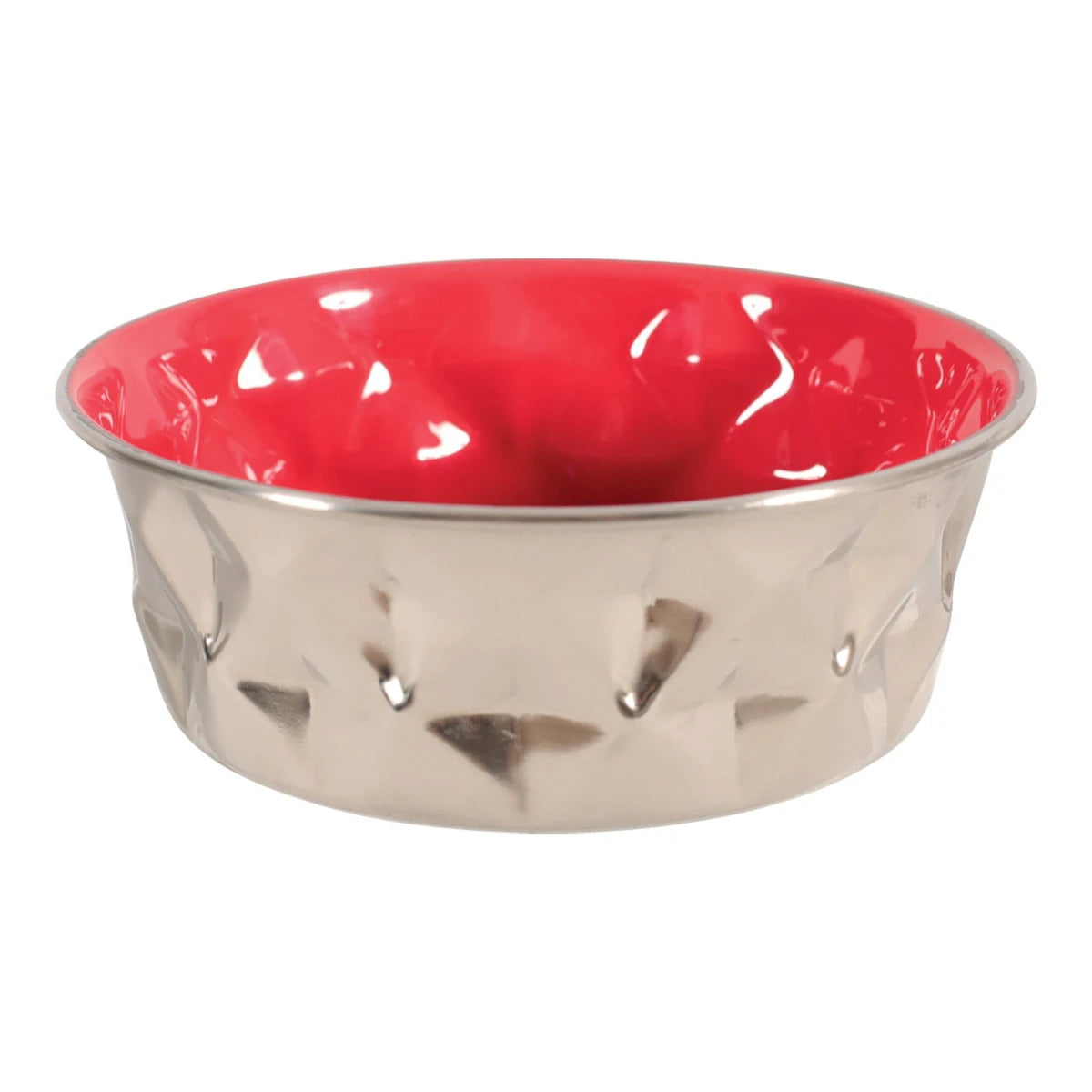 Zolux Diamonds Stainless Non-Slip Dog Bowl - additional product view