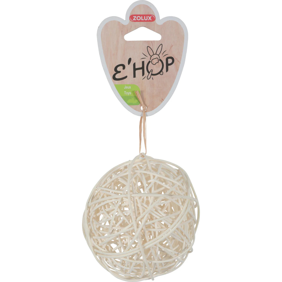Zolux Ehop Ball Rattan Natural - One Size