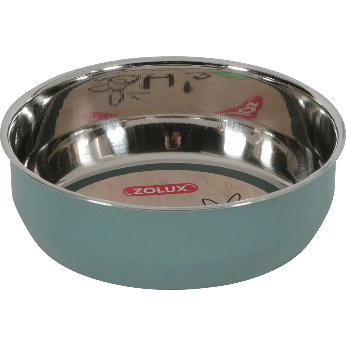 Zolux Ehop Inox Bowl - Green / 200 ml