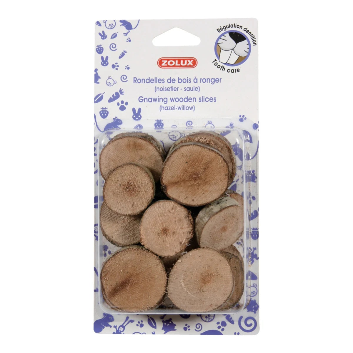 Zolux Gnawing Wooden Slices for Rodents - One Size