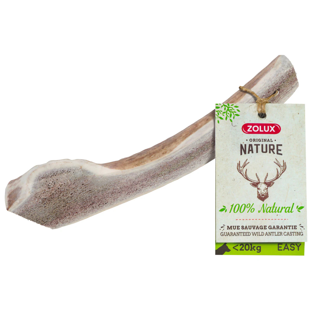 Zolux Natural Deer Antler Easy for Dogs Under 20 kg - additional product view